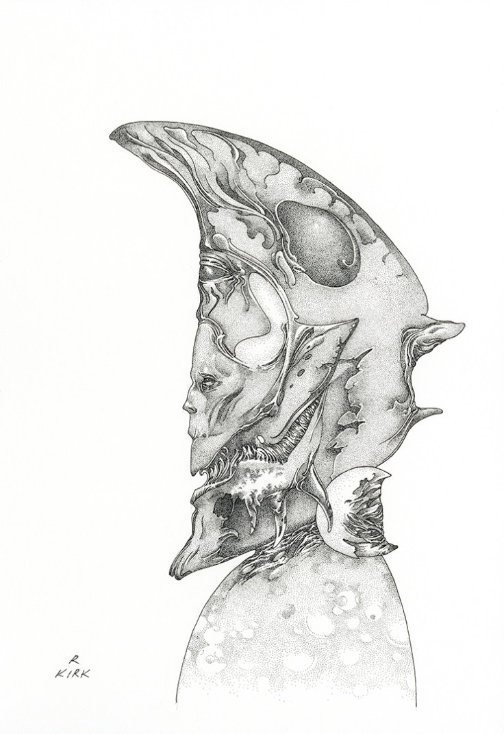 A stipples drawing called Somnium