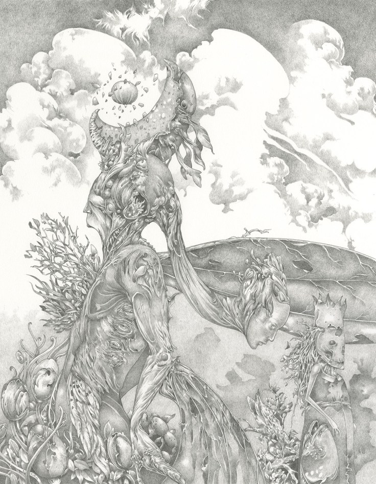 Wrath, 2019, graphite on archival art board, 18” x 14”